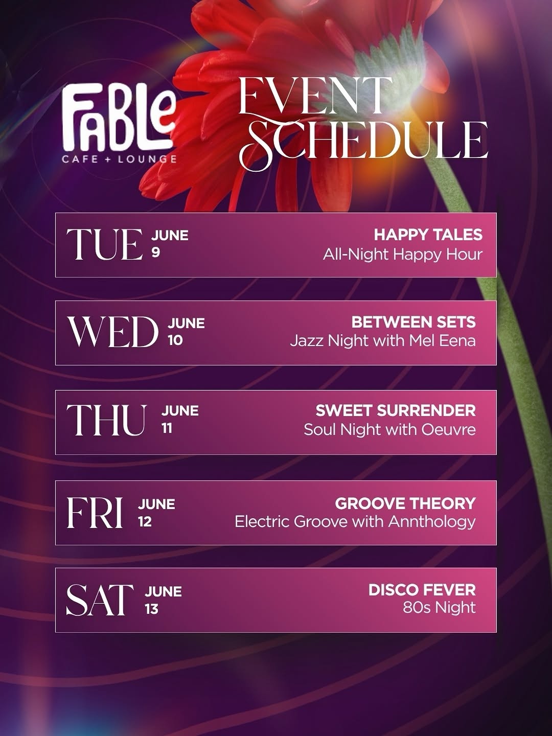 Fable Cafe Instagram post